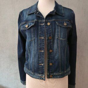 Guess Denim Trucker Jacket | Triangle Logo | Size XL